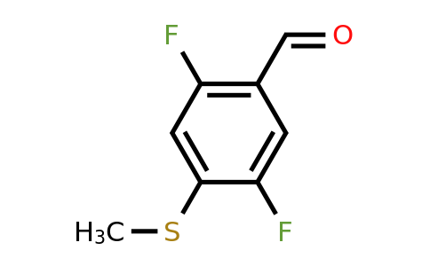CAS 1826110-01-3 | 2,5-Difluoro-4-(methylthio)benzaldehyde
