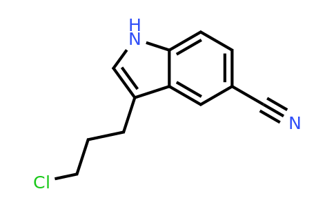 CAS 183001-66-3 | 3-(3-chloropropyl)-1H-indole-5-carbonitrile