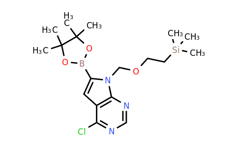 CAS 1830311-70-0 | 4-chloro-6-(4,4,5,5-tetramethyl-1,3,2-dioxaborolan-2-yl)-7-{[2-(trimethylsilyl)ethoxy]methyl}-7H-pyrrolo[2,3-d]pyrimidine