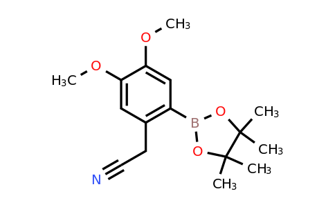 CAS 1831078-72-8 | 2-(4,5-Dimethoxy-2-(4,4,5,5-tetramethyl-1,3,2-dioxaborolan-2-YL)phenyl)acetonitrile
