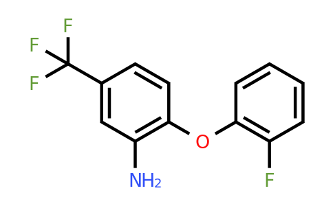 CAS 183111-15-1 | 2-(2-Fluorophenoxy)-5-(trifluoromethyl)aniline