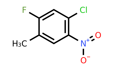 CAS 18349-11-6 | 1-chloro-5-fluoro-4-methyl-2-nitrobenzene