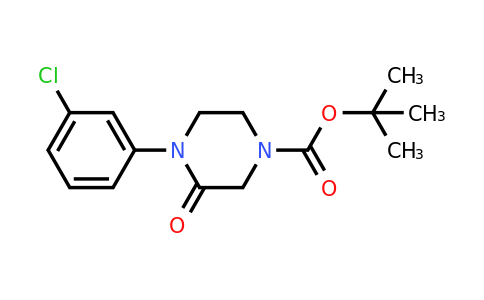 CAS 183500-69-8 | tert-Butyl 4-(3-chlorophenyl)-3-oxopiperazine-1-carboxylate