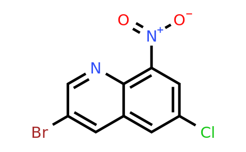 CAS 183543-61-5 | 3-Bromo-6-chloro-8-nitroquinoline
