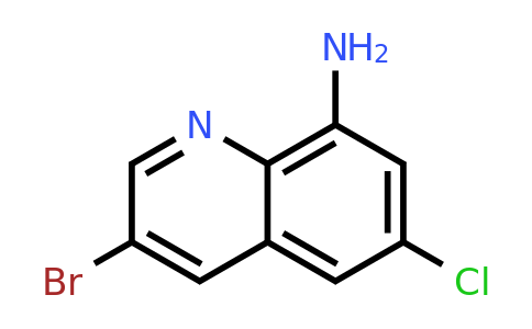CAS 183543-65-9 | 3-Bromo-6-chloroquinolin-8-amine