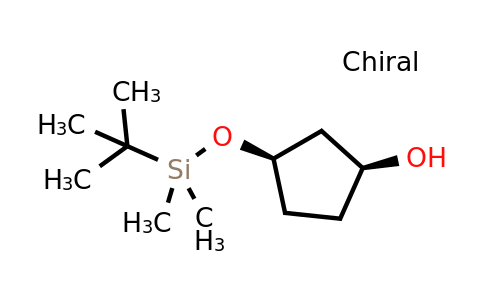 CAS 183612-93-3 | cis-3-[(tert-butyldimethylsilyl)oxy]cyclopentan-1-ol