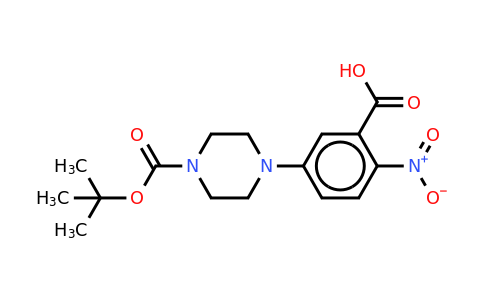 CAS 183622-36-8 | 1-N-BOC-4-(3-Carboxy-4-nitrophenyl)piperazine
