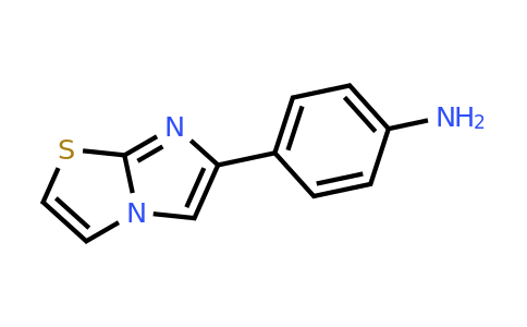 CAS 183668-02-2 | 4-{imidazo[2,1-b][1,3]thiazol-6-yl}aniline