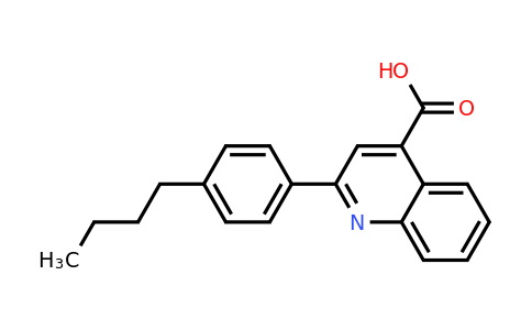 CAS 183670-22-6 | 2-(4-Butylphenyl)quinoline-4-carboxylic acid