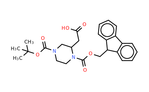 CAS 183742-34-9 | N-4-BOC-N-1-fmoc-2-piperazine acetic acid