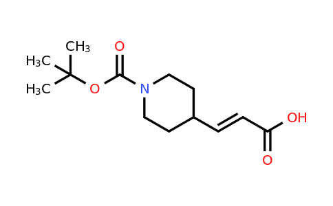CAS 183808-18-6 | (2E)-3-{1-[(tert-butoxy)carbonyl]piperidin-4-yl}prop-2-enoic acid