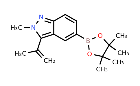 CAS 1838198-14-3 | 2-methyl-3-(prop-1-en-2-yl)-5-(4,4,5,5-tetramethyl-1,3,2-dioxaborolan-2-yl)-2H-indazole
