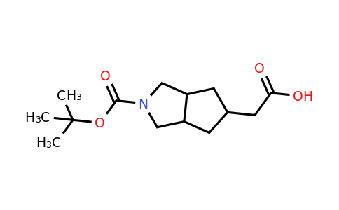 CAS 1838669-44-5 | 2-(2-tert-butoxycarbonyl-3,3a,4,5,6,6a-hexahydro-1H-cyclopenta[c]pyrrol-5-yl)acetic acid