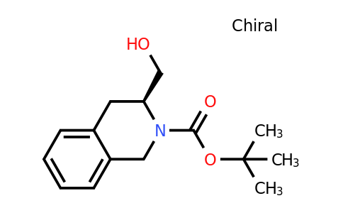 CAS 183958-71-6 | tert-butyl (3S)-3-(hydroxymethyl)-1,2,3,4-tetrahydroisoquinoline-2-carboxylate