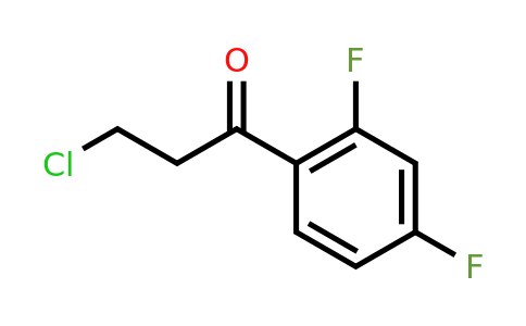 CAS 184099-84-1 | 3-chloro-1-(2,4-difluorophenyl)propan-1-one