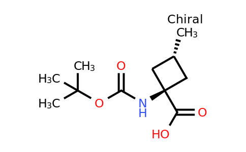 CAS 184103-75-1 | trans-1-(tert-butoxycarbonylamino)-3-methyl-cyclobutanecarboxylic acid