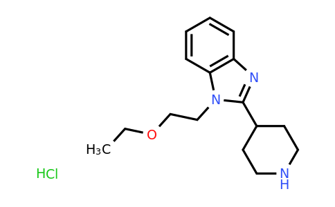 CAS 1841081-72-8 | 1-(2-ethoxyethyl)-2-(piperidin-4-yl)-1H-1,3-benzodiazole hydrochloride
