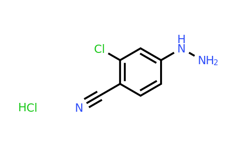 CAS 184163-39-1 | 2-Chloro-4-hydrazinylbenzonitrile hydrochloride