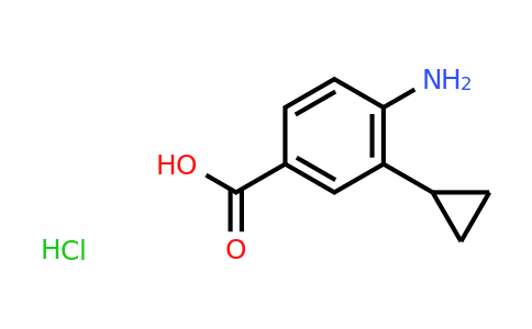 CAS 184163-45-9 | 4-Amino-3-cyclopropylbenzoic acid hydrochloride