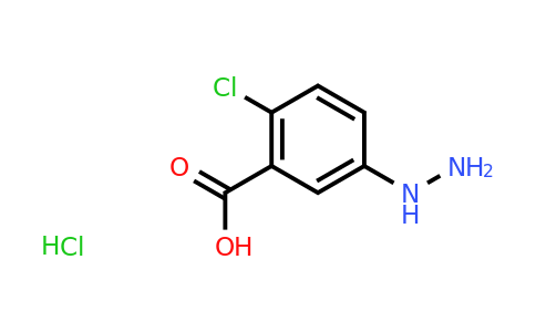 CAS 184163-49-3 | 2-chloro-5-hydrazinylbenzoic acid hydrochloride