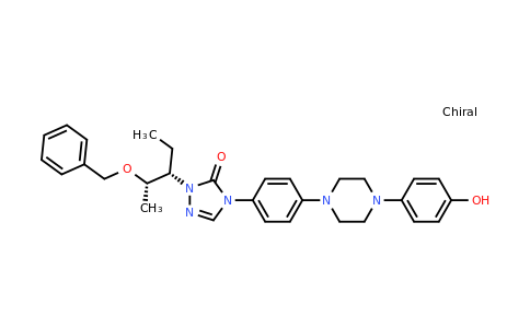 CAS 184177-83-1 | 2-(2(S)-Benzyloxy-1(S)-ethyl-propyl)-4-{4-[4-(4-hydroxy-phenyl)-piperazin-1-yl]-phenyl}-2,4-dihydro-[1,2,4]triazol-3-one