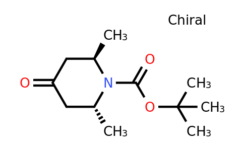 CAS 184368-70-5 | tert-butyl (2R,6R)-rel-2,6-dimethyl-4-oxopiperidine-1-carboxylate