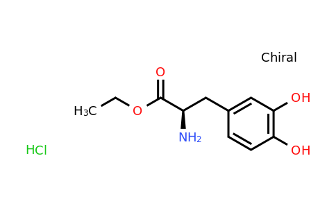 CAS 184489-03-0 | ethyl (2R)-2-amino-3-(3,4-dihydroxyphenyl)propanoate hydrochloride