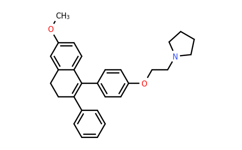 CAS 1845-11-0 | 1-(2-(4-(6-Methoxy-2-phenyl-3,4-dihydronaphthalen-1-yl)phenoxy)ethyl)pyrrolidine