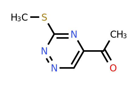 CAS 184895-81-6 | 1-(3-(Methylthio)-1,2,4-triazin-5-yl)ethanone