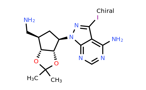 CAS 1848959-70-5 | 1-[(3aS,4R,6R,6aR)-6-(aminomethyl)-2,2-dimethyl-hexahydrocyclopenta[d][1,3]dioxol-4-yl]-3-iodo-1H-pyrazolo[3,4-d]pyrimidin-4-amine