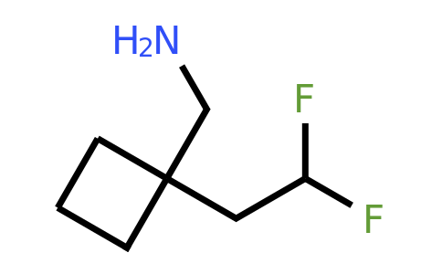 CAS 1849358-02-6 | [1-(2,2-difluoroethyl)cyclobutyl]methanamine