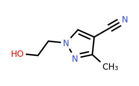 1-(2-hydroxyethyl)-3-methyl-1H-pyrazole-4-carbonitrile