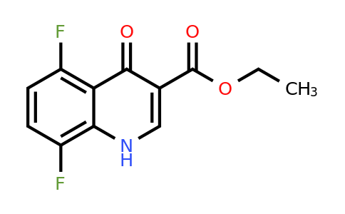 CAS 185011-67-0 | Ethyl 5,8-difluoro-4-oxo-1,4-dihydroquinoline-3-carboxylate