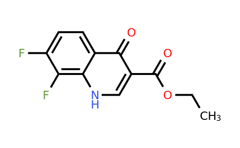 CAS 185011-75-0 | Ethyl 7,8-difluoro-4-oxo-1,4-dihydroquinoline-3-carboxylate