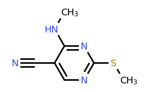 CAS 185040-27-1 | 4-(Methylamino)-2-(methylthio)pyrimidine-5-carbonitrile