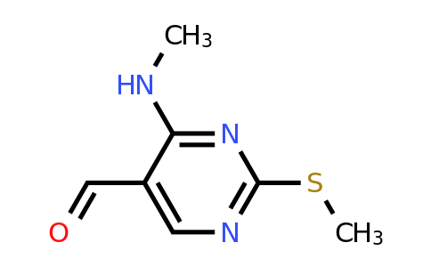 CAS 185040-32-8 | 4-(Methylamino)-2-(methylthio)pyrimidine-5-carbaldehyde