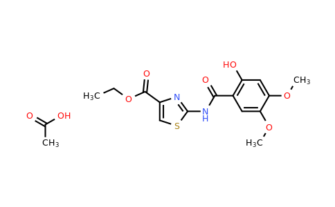 CAS 185106-05-2 | Ethyl 2-(2-Hydroxy-4,5-dimethoxy-benzoylamino)-thiazole-4-carboxylate acetate