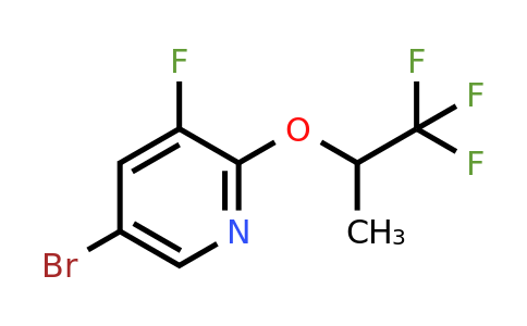 CAS 1852096-27-5 | 5-bromo-3-fluoro-2-(2,2,2-trifluoro-1-methyl-ethoxy)pyridine