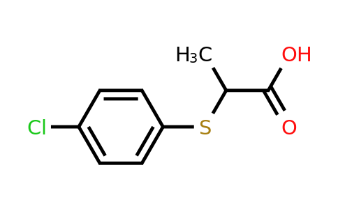 2-[(4-chlorophenyl)sulfanyl]propanoic acid