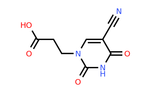 CAS 18528-07-9 | 3-(5-Cyano-2,4-dioxo-3,4-dihydropyrimidin-1(2H)-yl)propanoic acid