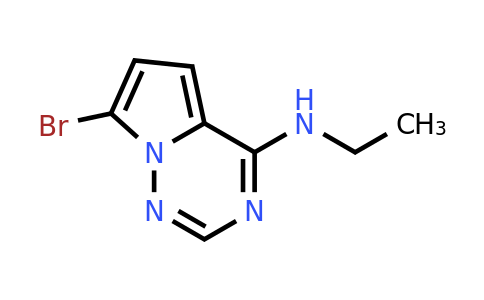 CAS 1852812-11-3 | 7-bromo-N-ethylpyrrolo[2,1-f][1,2,4]triazin-4-amine