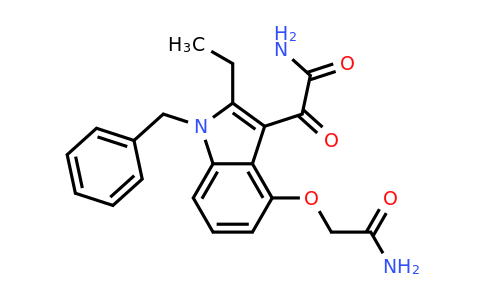 CAS 185298-58-2 | 2-{[1-benzyl-3-(carbamoylcarbonyl)-2-ethyl-1H-indol-4-yl]oxy}acetamide