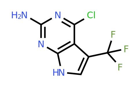 CAS 1854086-23-9 | 4-chloro-5-(trifluoromethyl)-7H-pyrrolo[2,3-d]pyrimidin-2-amine