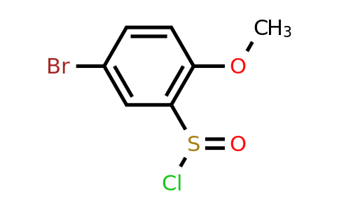 CAS 1854933-81-5 | 5-Bromo-2-methoxybenzene-1-sulfinyl chloride