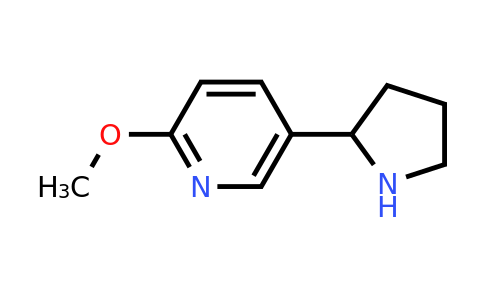 CAS 185510-44-5 | 2-Methoxy-5-(2-pyrrolidinyl)pyridine
