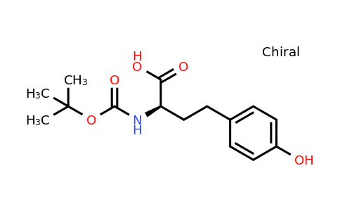 CAS 185526-10-7 | (R)-2-Tert-butoxycarbonylamino-4-(4-hydroxy-phenyl)-butyric acid