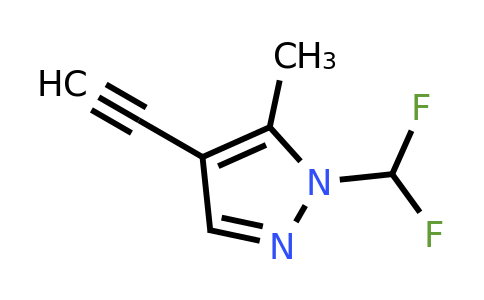 CAS 1855889-94-9 | 1-(difluoromethyl)-4-ethynyl-5-methyl-1H-pyrazole