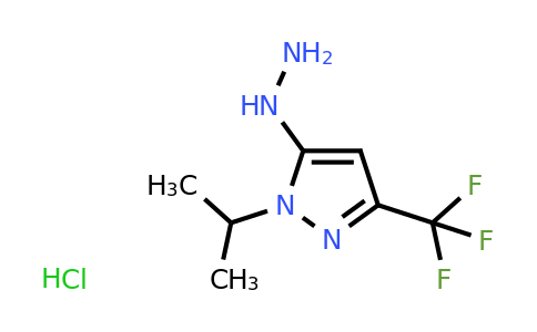 CAS 1855890-00-4 | 5-hydrazinyl-1-(propan-2-yl)-3-(trifluoromethyl)-1H-pyrazole hydrochloride