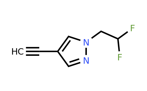 CAS 1855890-49-1 | 1-(2,2-difluoroethyl)-4-ethynyl-1H-pyrazole