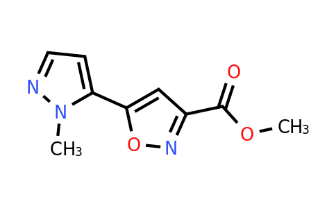 CAS 1855899-94-3 | methyl 5-(1-methyl-1H-pyrazol-5-yl)-1,2-oxazole-3-carboxylate